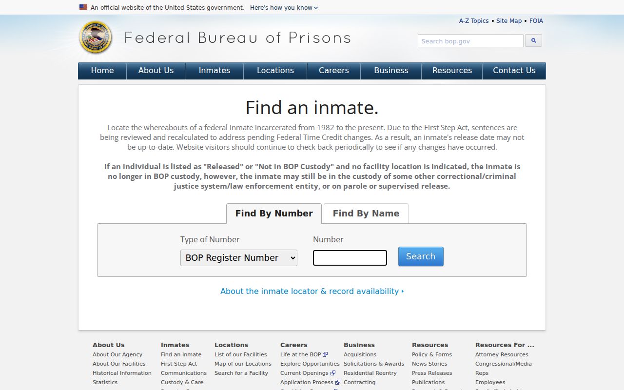 Jefferson County sex offender check federal inmate locator distinction